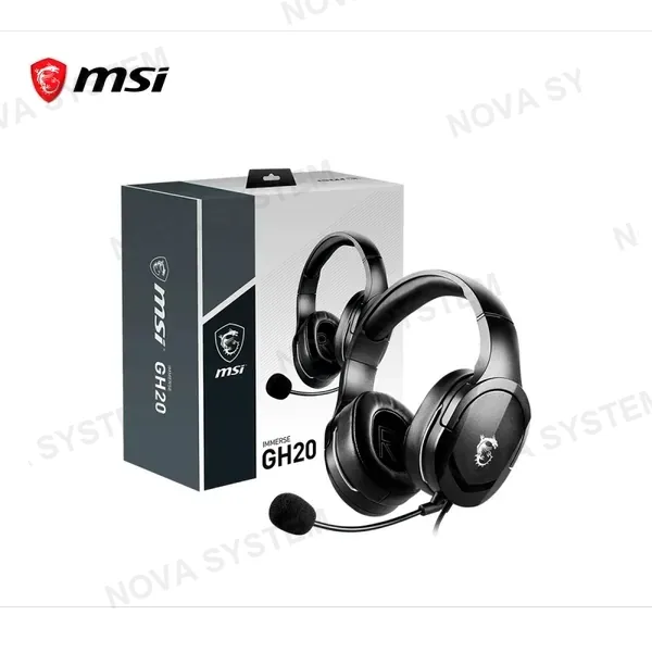 AURICULAR GAMER MSI IMMERSE GH20 CON MICRÓFONO USB