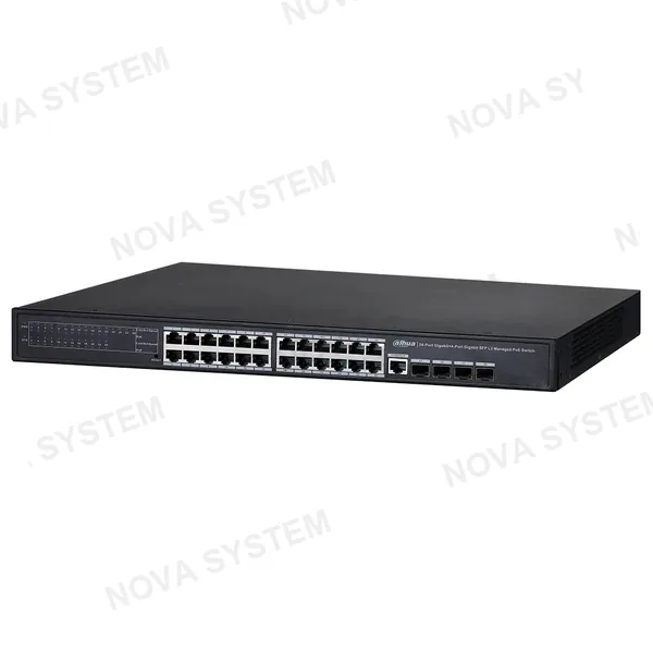 DAHUA DAHUA DH-PFS4428-24GT-370 Switch PoE 24 Puertos Gigabit 4SFP 370w Administrable L2