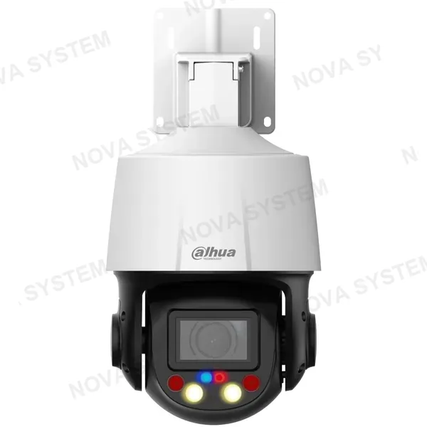 DAHUA DAHUA DH-SD3E405DB-GNY-A-PV1 Cámara de Seguridad IP POE 2K 4MP PTZ 360º 5X IR50/Led 30m Mic Parlante WIZSENSE