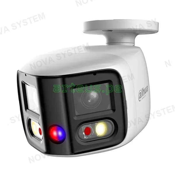 DAHUA DAHUA DH-IPC-PFW3849S-A180-AS-PV Cámara de red WizSense con focal fija y empalme dual TiOC de 2x4 MP
