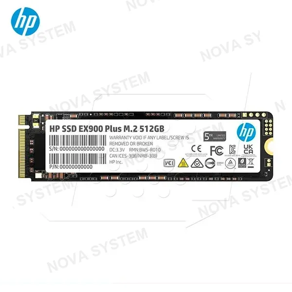 SSD HP EX900 PLUS 512GB M.2 PCIe NVME