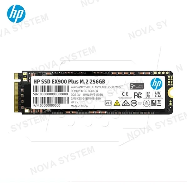 SSD HP EX900 PLUS, 256GB M.2 PCIe NVME
