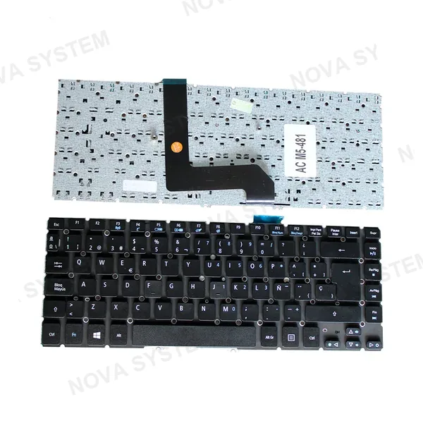 TECLADO PARA LAPTOP ACER ASPIRE M5-481 M5-481TG M5-481PT M5-481P NEGRO E-B SBE ESP INT