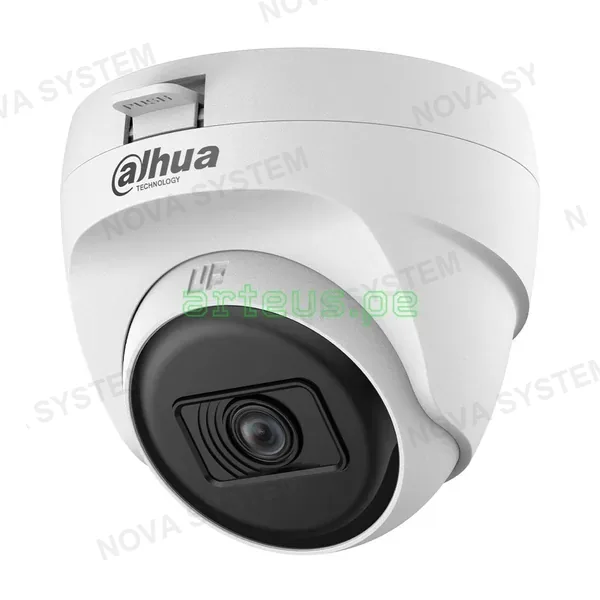 DAHUA DH-HAC-T1A21N-U-IL-A Cámara de Seguridad Analógica 2MP Domo con Microfono