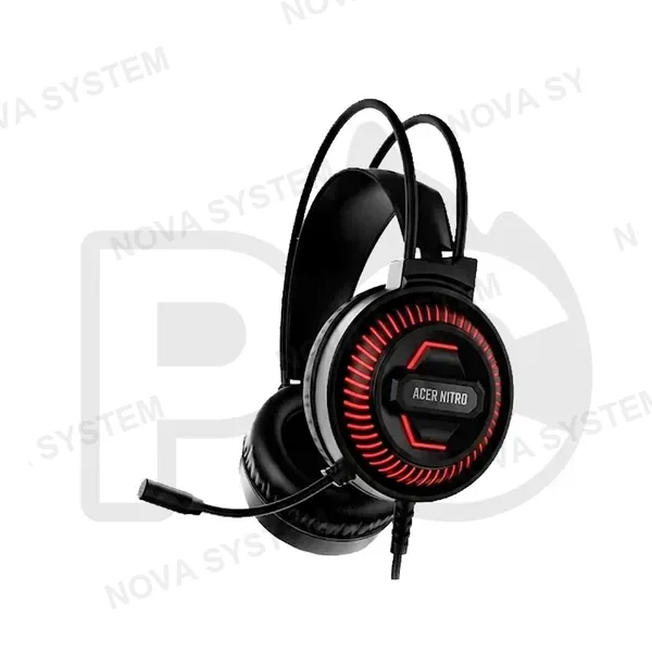 AUDIFONO GAMER ACER USB 2.0 NITRO OHW311 LED ROJO