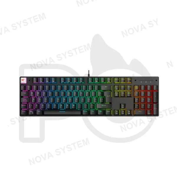 TECLADO MECANICO HAVIT KB432L-SP NEGRO RGB