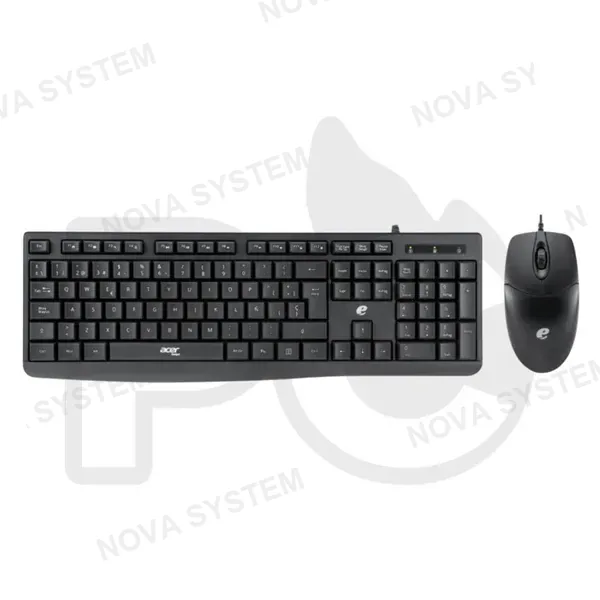KIT TECLADO MULTIMEDIA Y MOUSE ACER EAK040-SP BLACK