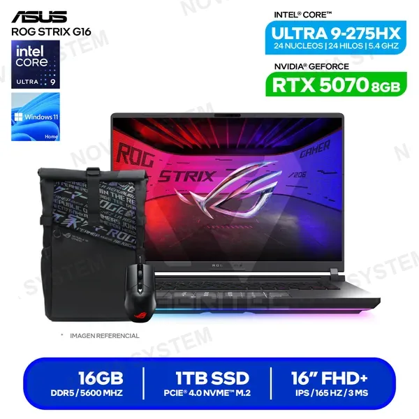 ( 90NR0LN1-M000N0 ) LAPTOP ASUS ROG STRIX G16 G615LP-RV019W ( 90NR0LN1-M000...