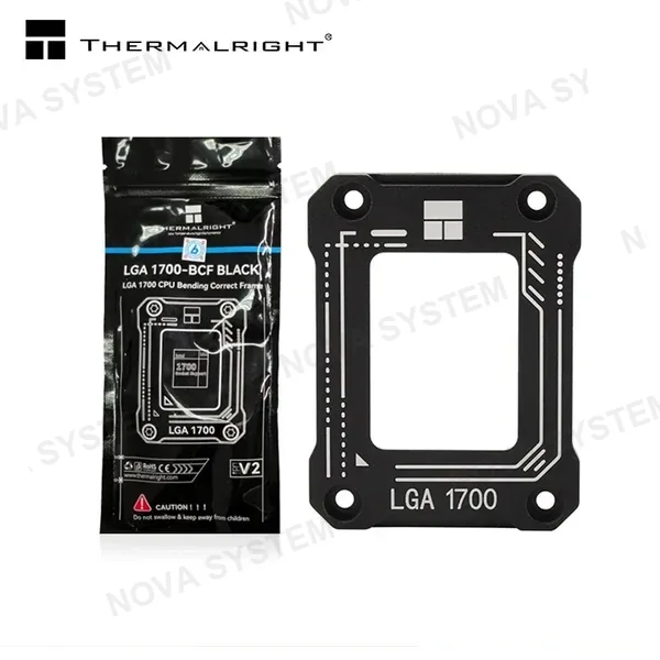 CONTACT FRAME THERMALRIGHT INTEL LGA1700-BCF BLACK V2 DIMENSIONES 54mm x 70mm x 6mm