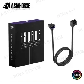 CABLE ASIAHORSE HYDRUS GPU BLACK 8 PINES ARGB TIPO A ANGULO RECTO 90° GRADOS COMPUTERSHOP