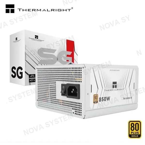 FUENTE DE PODER THERMALRIGHT TR-SG850-W WHITE 850W 80 PLUS GOLD FULL MODULAR COMPUTERSHOP