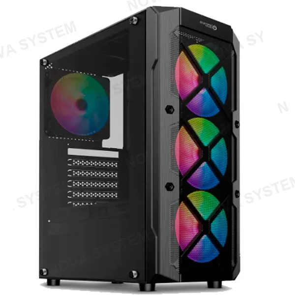 CASE ENKORE WINNER ENK 5002 4FAN LED S/FUENTE RGB