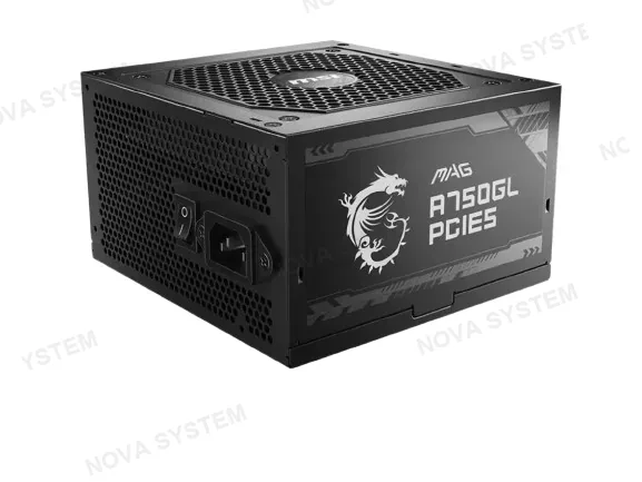 FUENTE DE PODER MSI MAG A750GLS 750W PCI5 80 PLUS GOLD