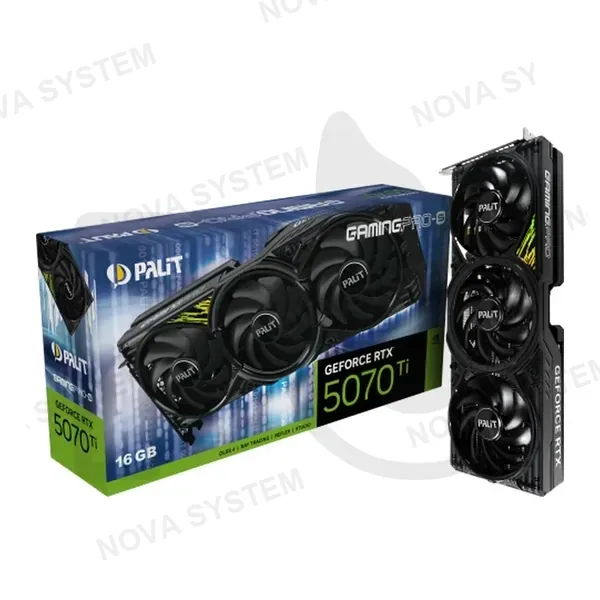TARJETA DE VIDEO PALIT RTX 5070TI GAMING PRO-S 16GB GDDR7 OC