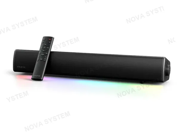 PARLANTE CREATIVE GAMING SOUND BAR GS5 RGB 60W BT 5.4 USB-C BLACK 51MF8470AA000