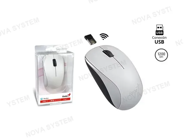 MOUSE GENIUS NX-7000 WIRELESS BLUEEYE WHITE