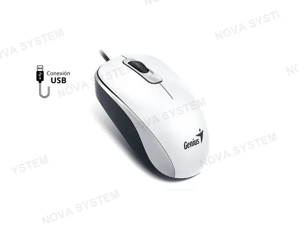 MOUSE GENIUS DX-110 OPTICO USB WHITE