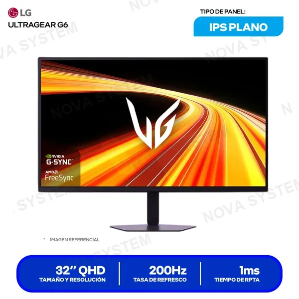 ( 32G620B-B ) MONITOR LG ULTRAGEAR G6 32" IPS ( 32G620B-B ) QHD 2560 ...