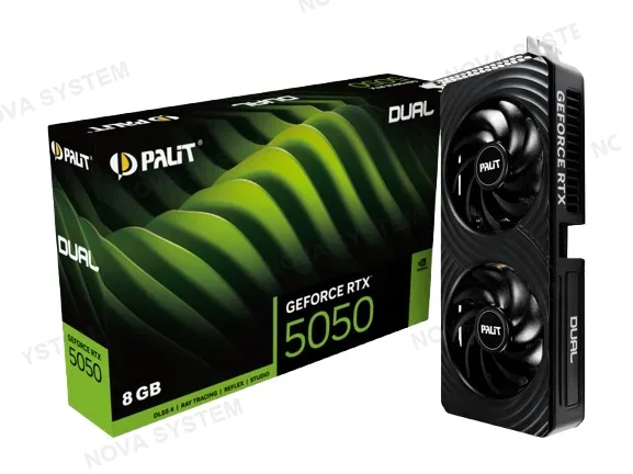 TARJETA DE VIDEO PALIT RTX 5050 DUAL 8GB OC GDDR6