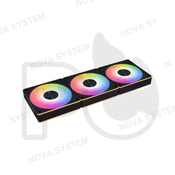 KIT 3 EN 1 LIAN LI UNI FAN CL BLACK WIRELESS 120MM REVERSE BLADE