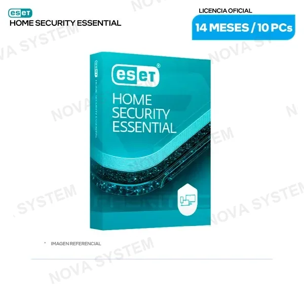 ( S11030214 ) ANTIVIRUS ESET HOME SECURITY ESSENTIAL 10 DISPOSITIVOS ...