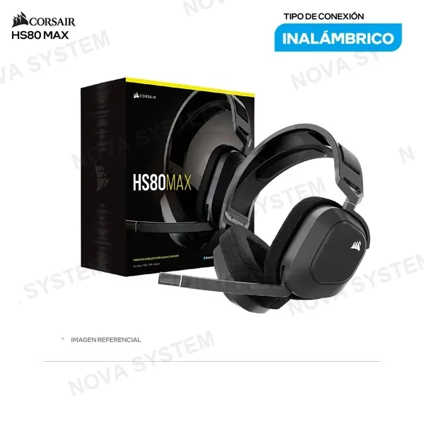 ( CA-9011295-WW ) AUDIFONO GAMING CORSAIR HS80 MAX ( CA-9011295-WW ) NEGR...