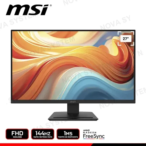 MONITOR MSI PRO MP273L E14 27" FHD 1920x1080 144HZ/1MS/AMD RADEON FREESYNC (PN:9S6-3PE2CH-063) COMPUTERSHOP