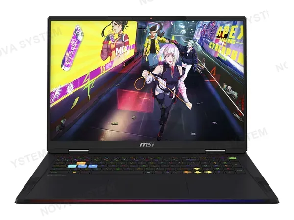 LAPTOP MSI CORE ULTRA 9 285HX RAIDER 18 HX AI A2XWIG-420US (A2XWIG-420US) RAM 32GB, SSD 1TB, RTX 5080 16GB, PANTALLA 18 QHD+ 240HZ, WIN11, BLACK RGB