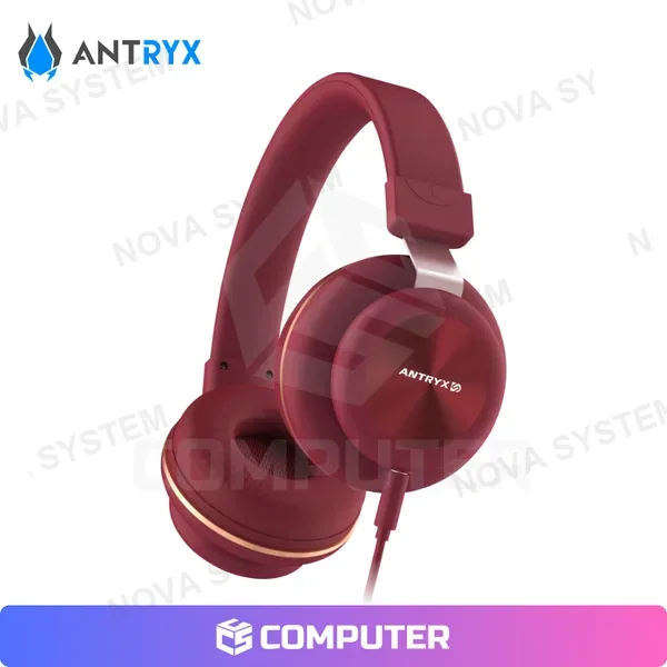 AURICULARES ANTRYX H650 RED CON MICROFONO