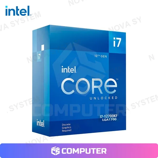 PROCESADOR INTEL CORE I7-12700KF 3.60GHZ HASTA 5.00GHZ/LGA1700