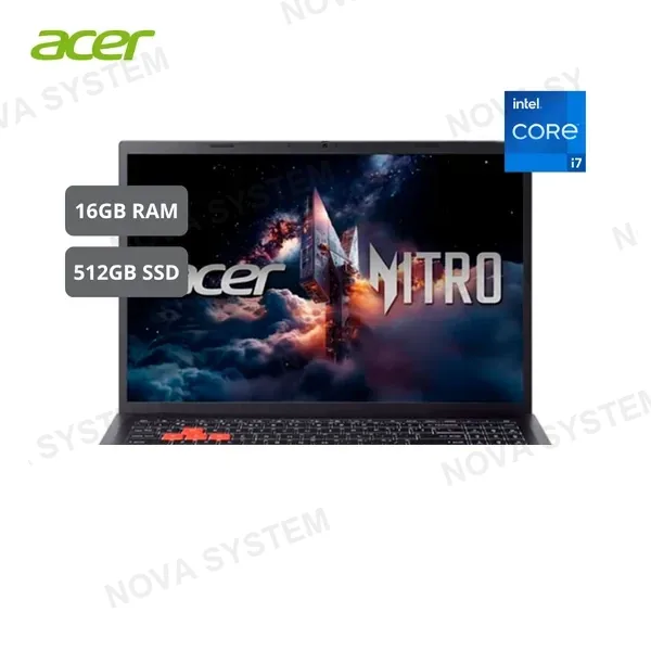 LAPTOP GAMER ACER NL16-71G-75KS | I7-13620H | 16GB RAM | 512GB SSD | RTX 4050 6GB