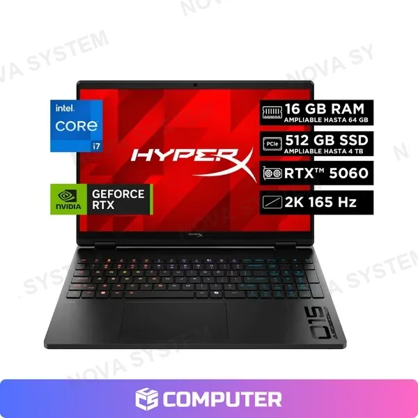 LAPTOP GAMER HP 15-GA0001LA | I7-14650HX | 16GB RAM | 1TB SSD | RTX 5060 8GB