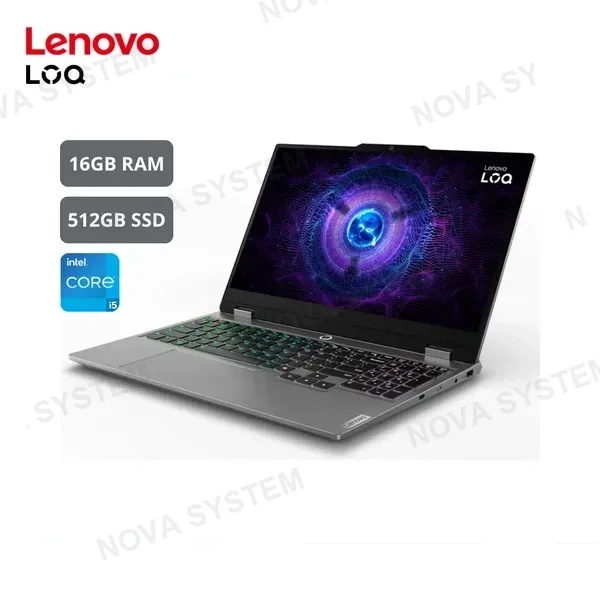 LAPTOP GAMER LENOVO 15IAX9 (83GS00TKLM) | I5-12450HX | 16GB RAM | 512GB SSD | RTX 3050 6GB