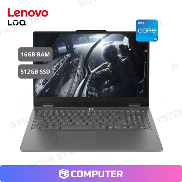 LAPTOP GAMER LENOVO 15IRX11 (83SC0055LM) | I5-13450HX | 16GB RAM | 512GB SSD | RTX 5050 8GB