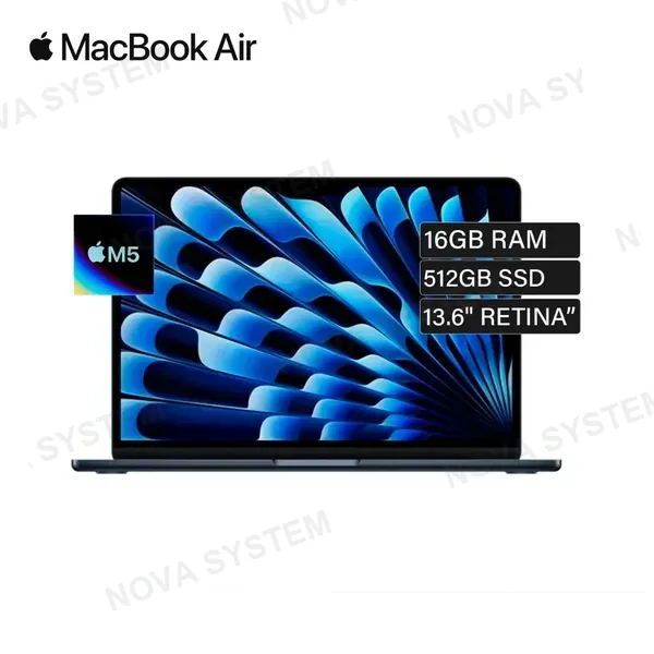 LAPTOP APPLE M5 (MDHE4LL/A) | M5 | 16GB RAM | 512GB SSD