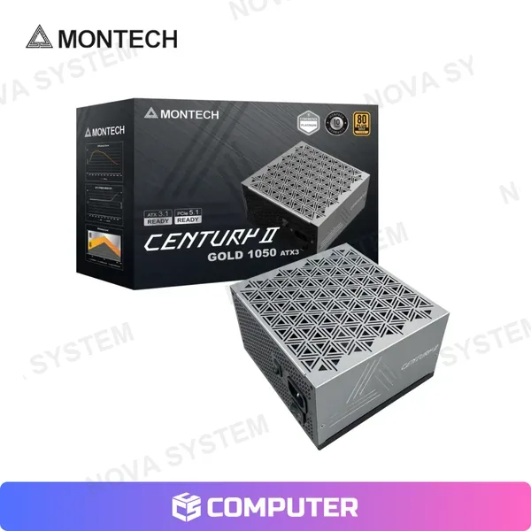 FUENTE DE PODER MONTECH CENTURY II 1050W 80PLUS GOLD