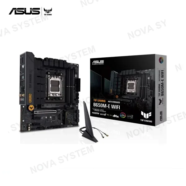 PLACA MADRE ASUS TUF GAMING B650EM-E WIFI AM5 DDR5 AMD