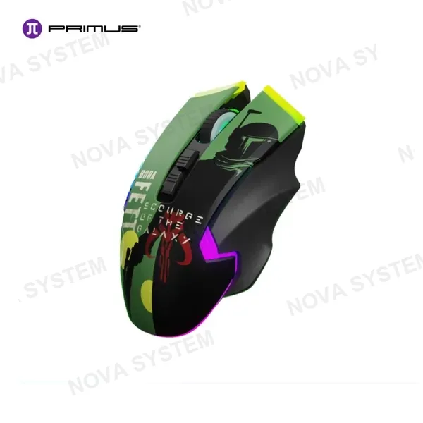MOUSE PRIMUS GAMER BOBA FETT GLADUISTM11 RGB/ BT TRI-MODE