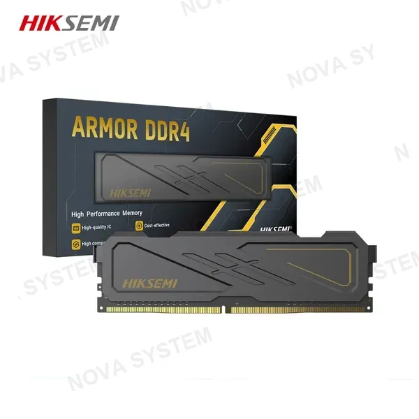 MEMORIA RAM HIKSEMI ARMOR 8GB 3200MHZ BLACK/DDR4