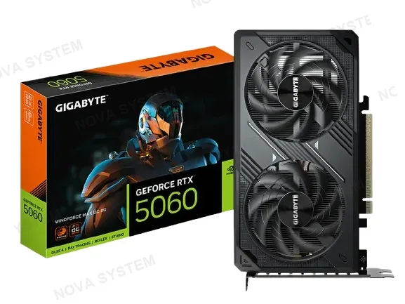 TARJETA DE VIDEO RTX 5060 8GB GIGABYTE WINDFORCE MAX GDDR7 OC