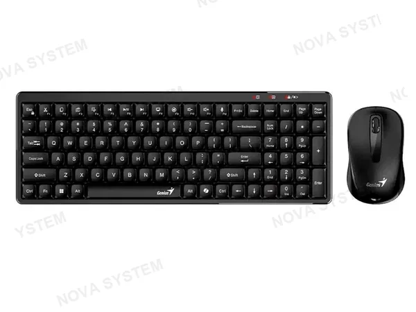 TECLADO Y MOUSE GENIUS LUXEMATE Q8100 COPILOT WIRELES BLACK 31340019401