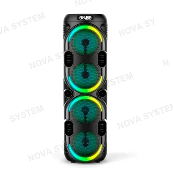 YX-C8402 Parlante Bluetooth 4x8" Microfono Inalambrico Control Remoto 220v Ca