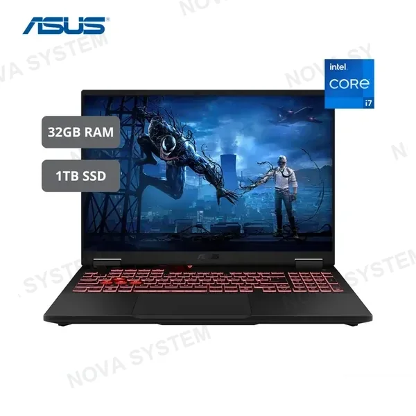 LAPTOP GAMER ASUS FX608JMR-F16.I75060 | I7-14650HX | 32GB RAM | 1TB SSD | RTX 5060 8GB