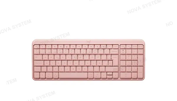 TECLADO OFICINA, LOGITECH, MK250 WIRELESS BLUETOOTH ROSADO TECLADO