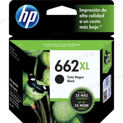 HP HP CZ105AL Cartucho de Tinta 662XL Inyección de Tinta Negro