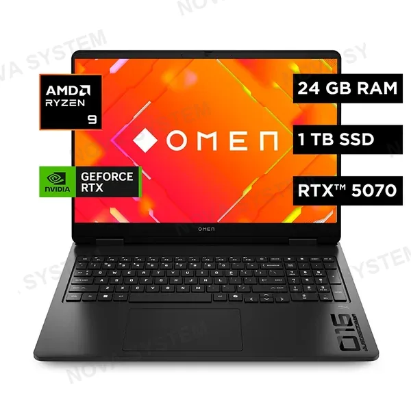 HP C2DA0LA#ABM OMEN Gaming Laptop 16" AMD RYZEN 9-8940HX 24GB DDR5 1TB SSD Windows 11 Home