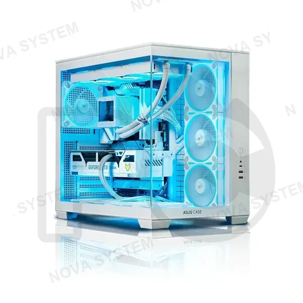 CASE GAMER ASUS A32 PLUS WHITE 4FAN ARGB S/F