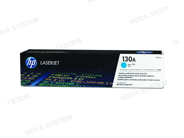 TONER HP 130A CYAN (CF351A) LASERJET M176/M177 1000 PAG.