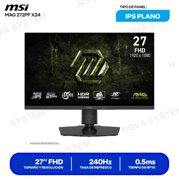 ( MAG 272PF X24 ) MONITOR GAMING MSI MAG 272PF X24 27" IPS ( MAG 272PF X2...