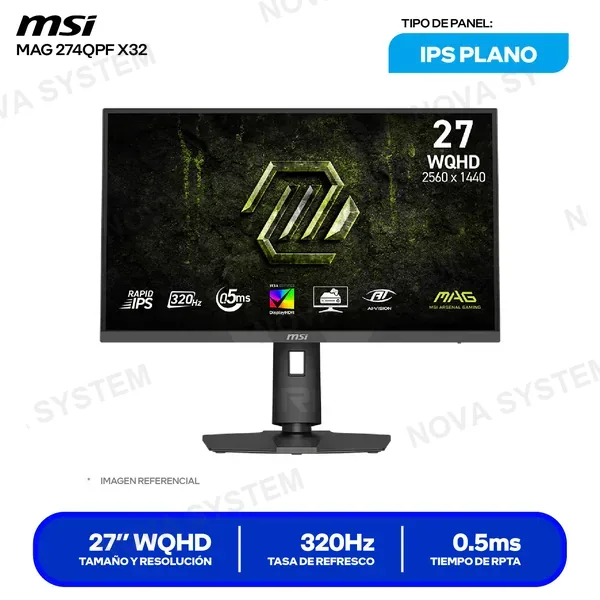 ( MAG 274QPF X32 ) MONITOR GAMING MSI MAG 274QPF X32 27" IPS ( MAG 274QPF ...